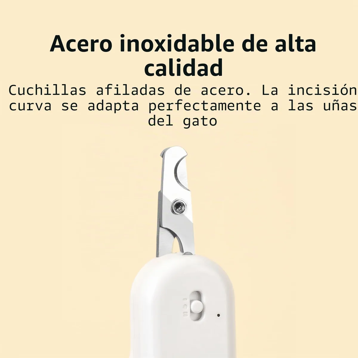PAKEWAY Cortaúñas con luz LED y luz UV, recargable — imagen 6
