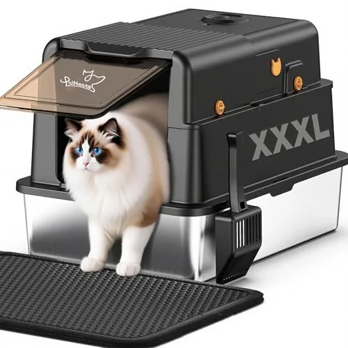 PalNests Arenero XXL de acero inoxidable (120 L) — imagen 8