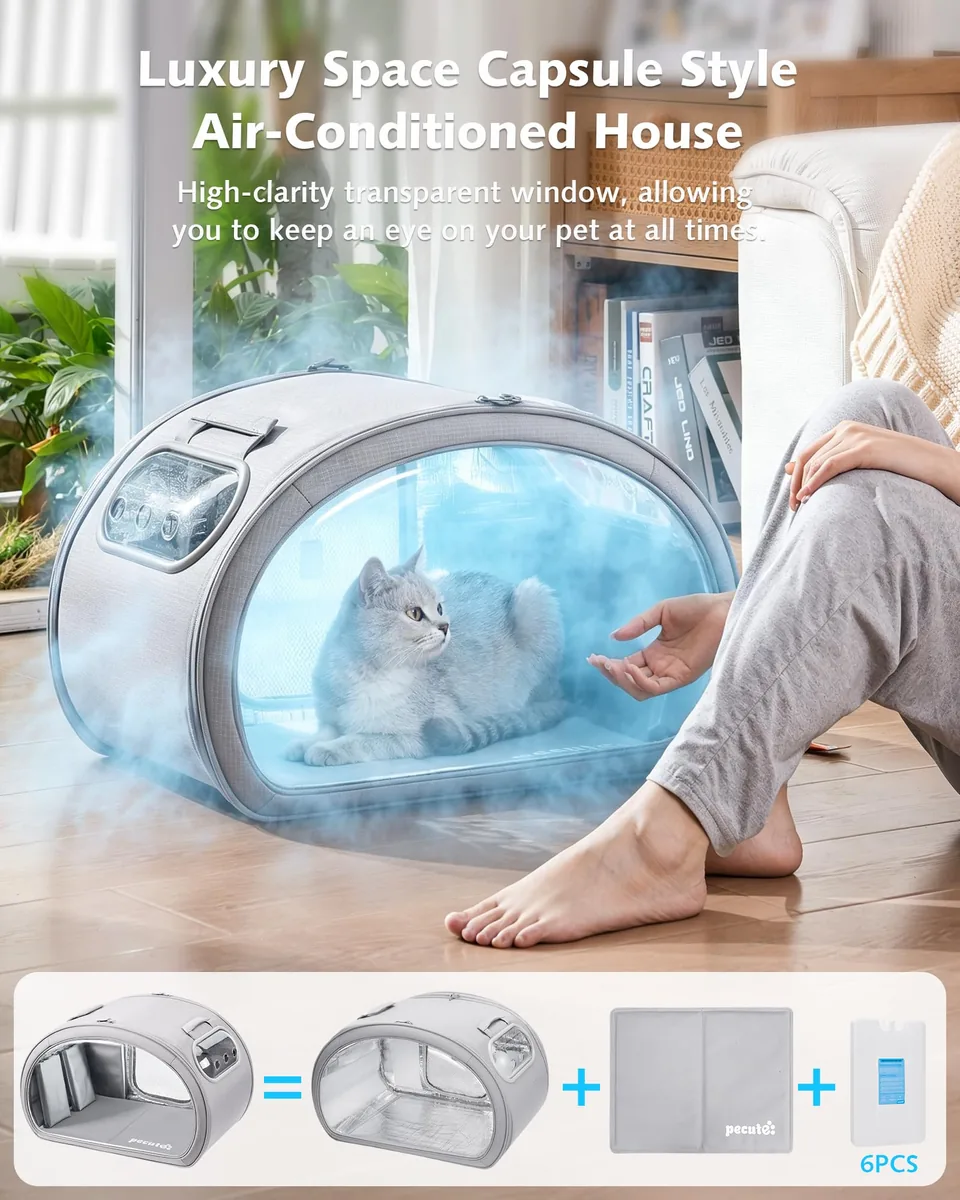 Pecute Casa refrigerante para gatos (M, <6 kg) — imagen 2