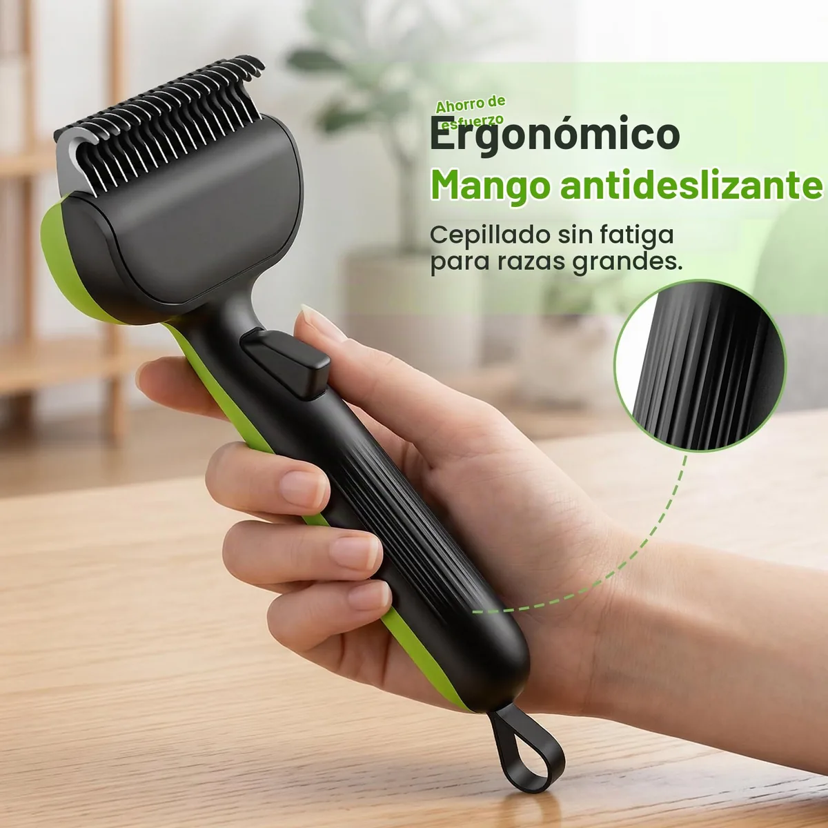 pecute Rastrillo deslanador para subpelo con autolimpieza — imagen 7