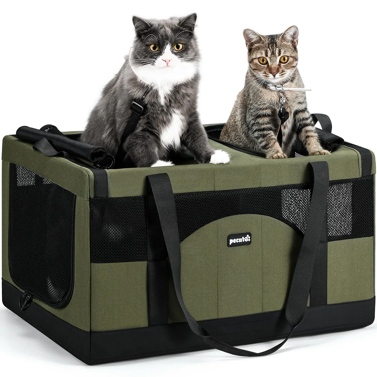 Pecute Transportín de doble compartimento