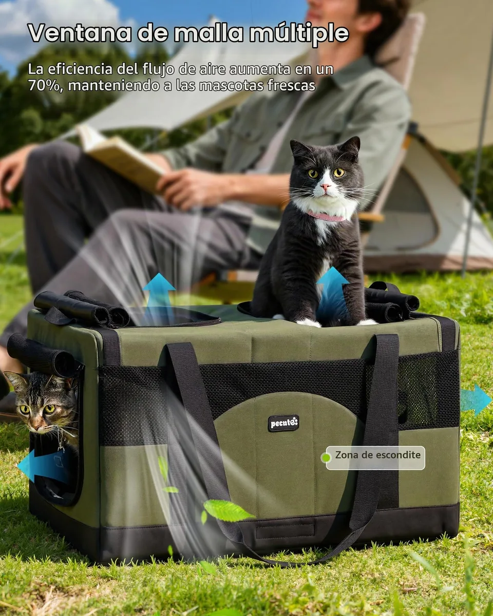 Pecute Transportín de doble compartimento — imagen 5