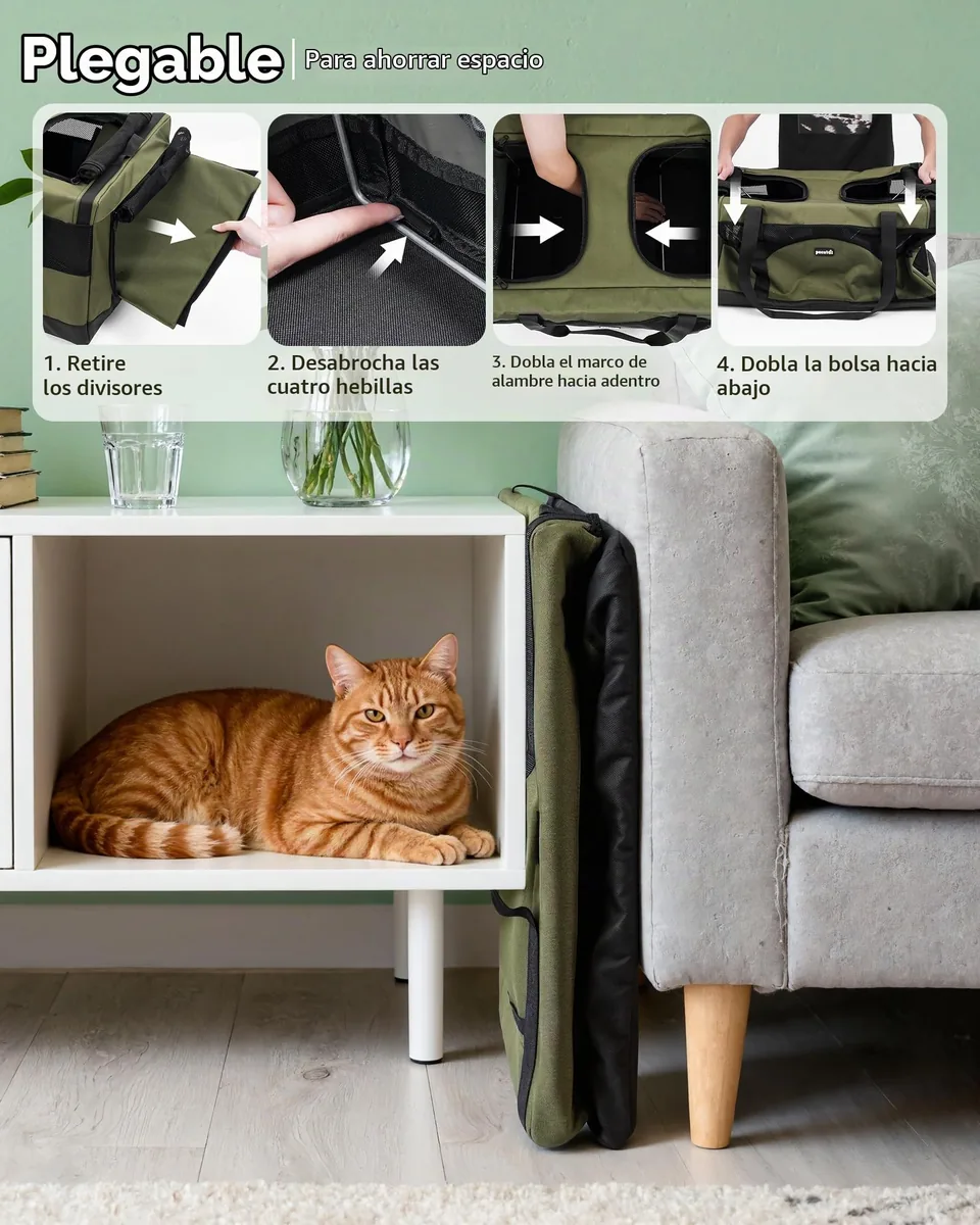 Pecute Transportín de doble compartimento — imagen 8