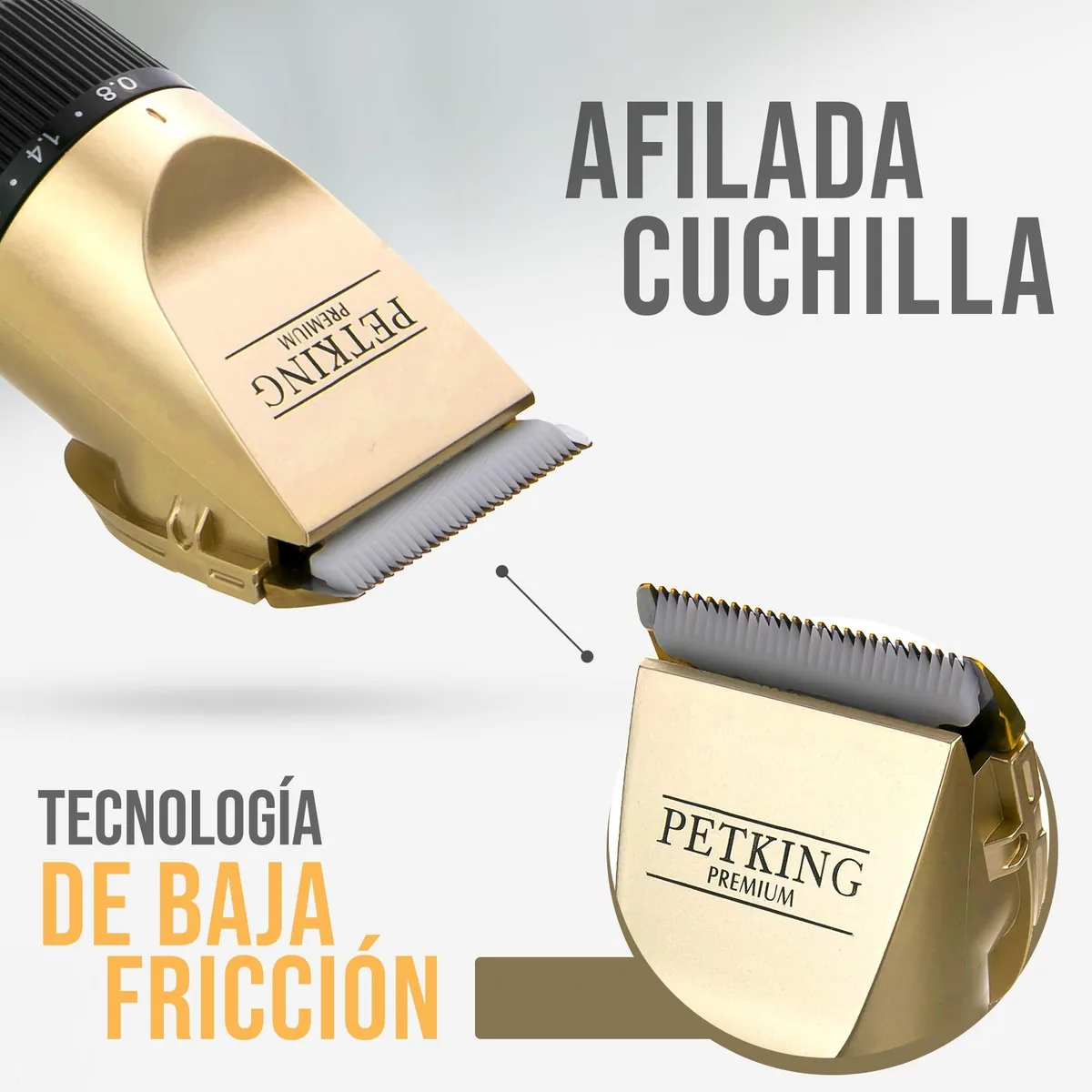 PetKing Premium Kit de aseo (cortapelos + accesorios) — imagen 2