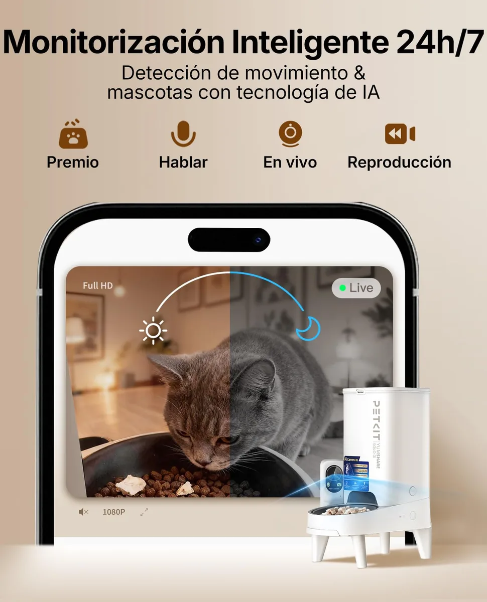 PETKIT YumShare Solo 2 con cámara — imagen 4