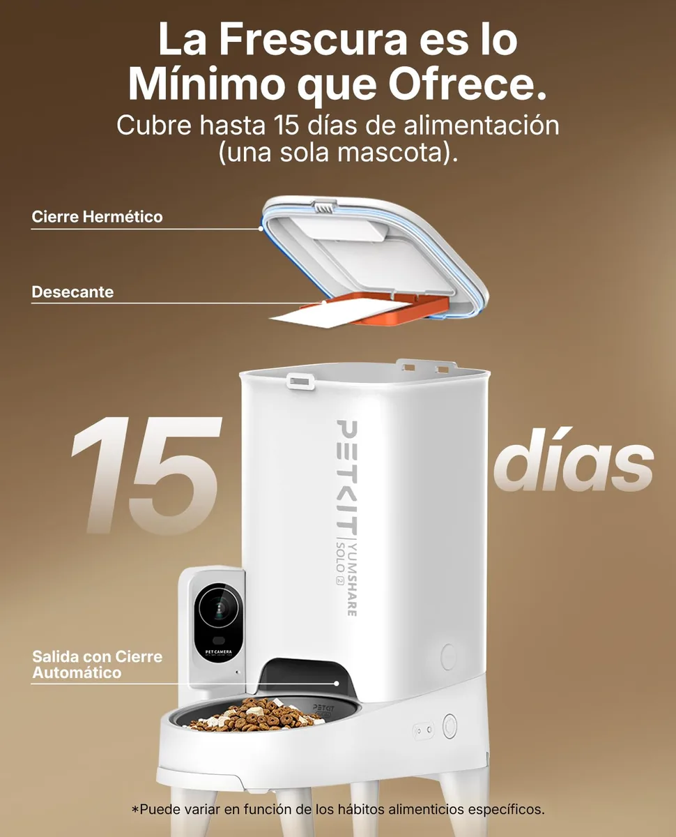 PETKIT YumShare Solo 2 con cámara — imagen 7