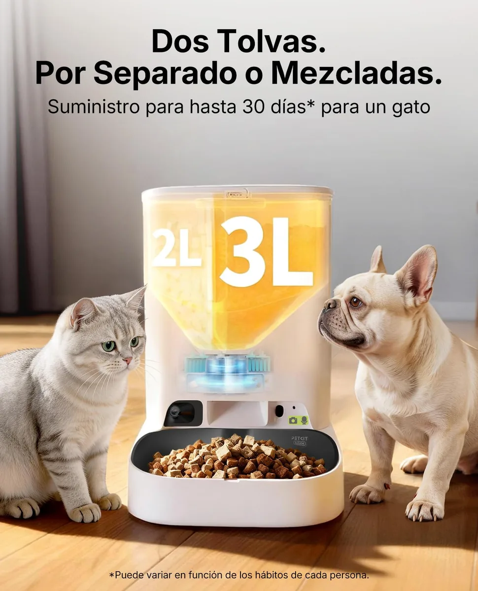 PETKIT YumShare Doble Tolva con cámara — imagen 5