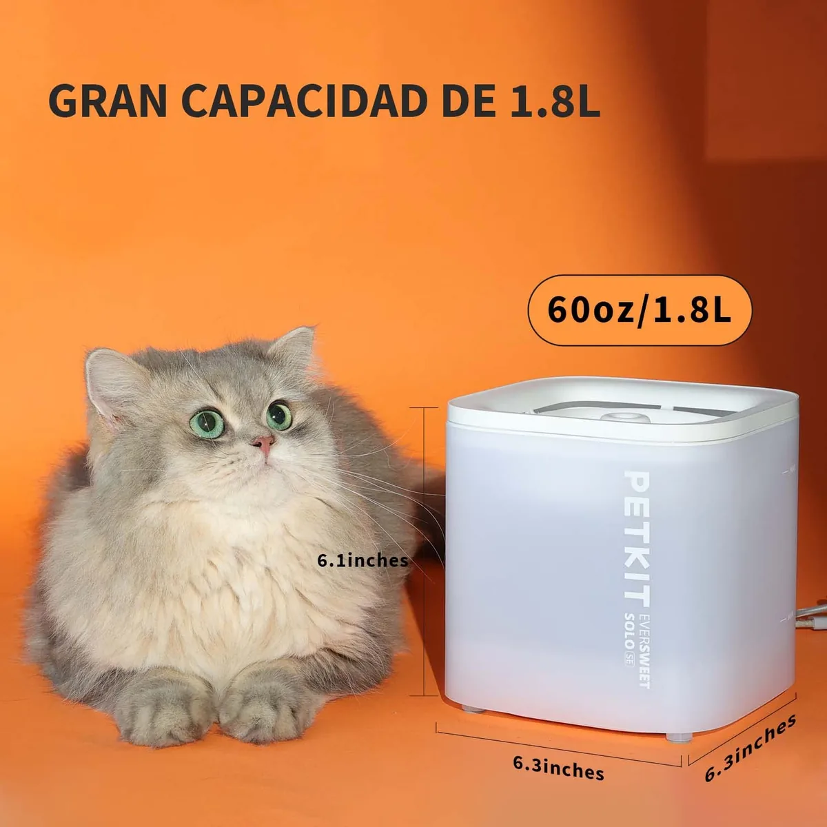 PETKIT EVERSWEET (fuente de agua) — imagen 8