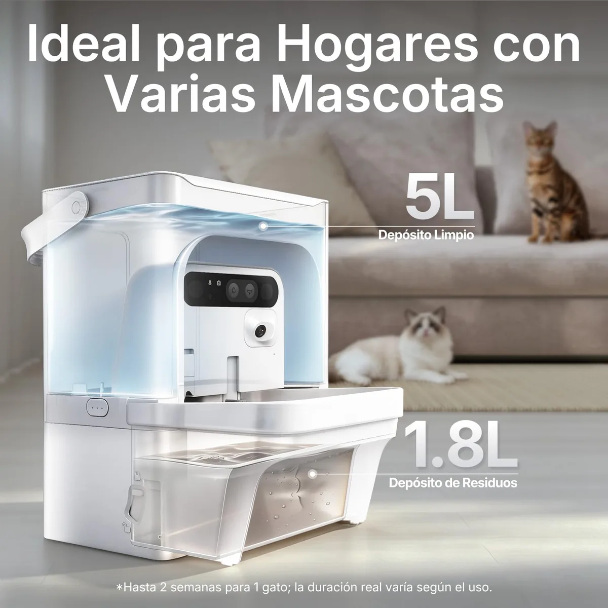 PETKIT EVERSWEET Ultra (sin filtro, con cámara IA) — imagen 8