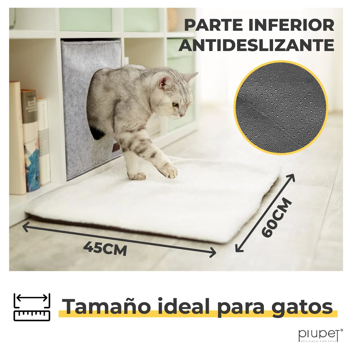 PiuPet Alfombrilla autocalentante 60x45 cm — imagen 6