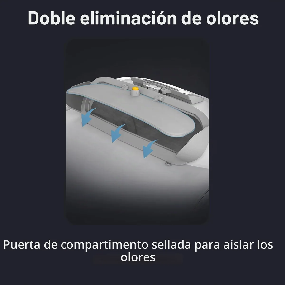 RMAN Arenero autolimpiable 65 L — imagen 6