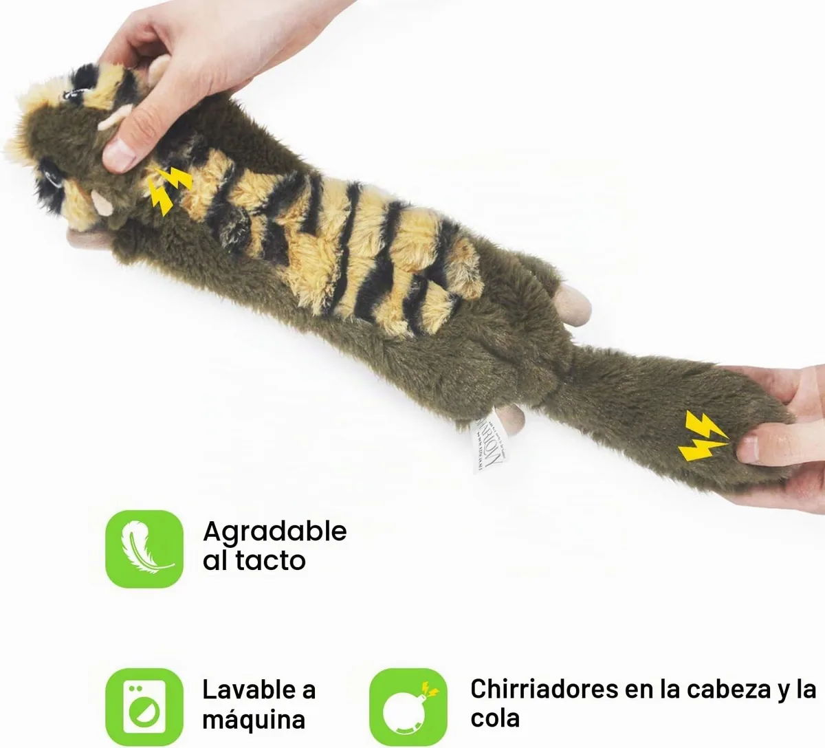 SHARLOVY Juguetes de peluche sin relleno (pack de 6) — imagen 2