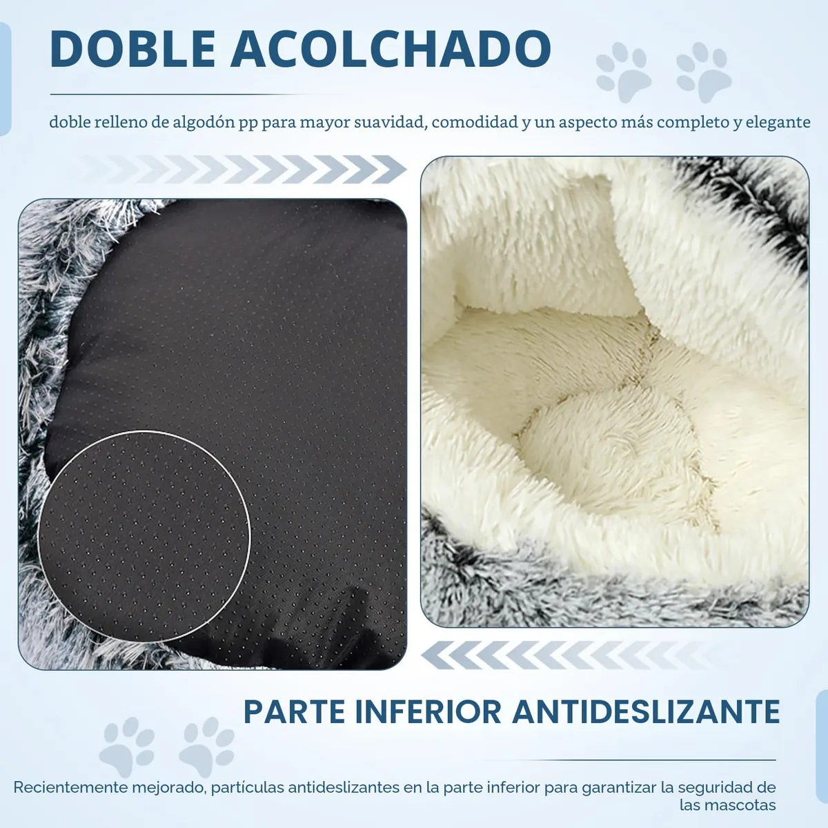 SUOXU Cama dónut 2 en 1 con techo 65 cm — imagen 4