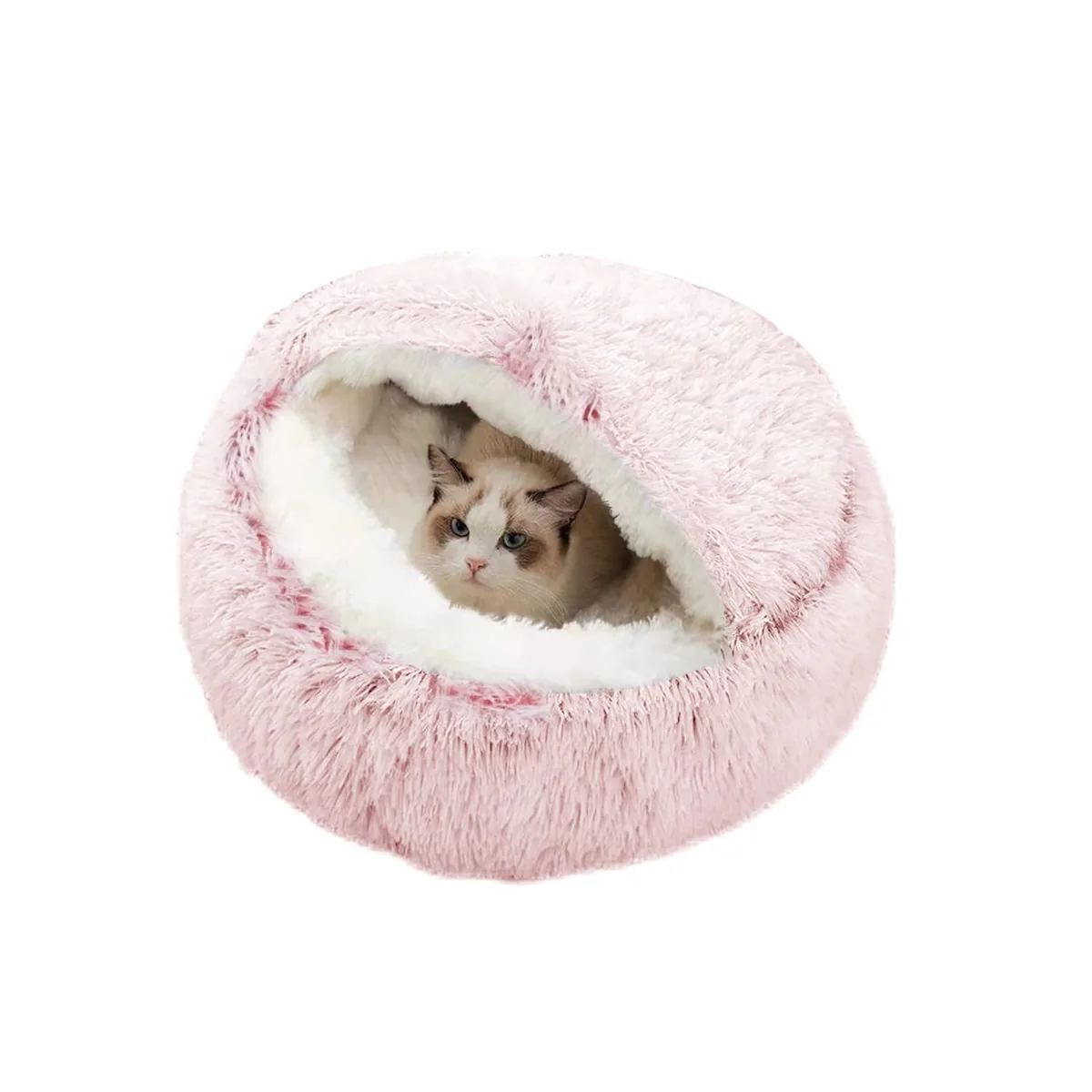 SUOXU Cama dónut 2 en 1 con techo 65 cm — imagen 7