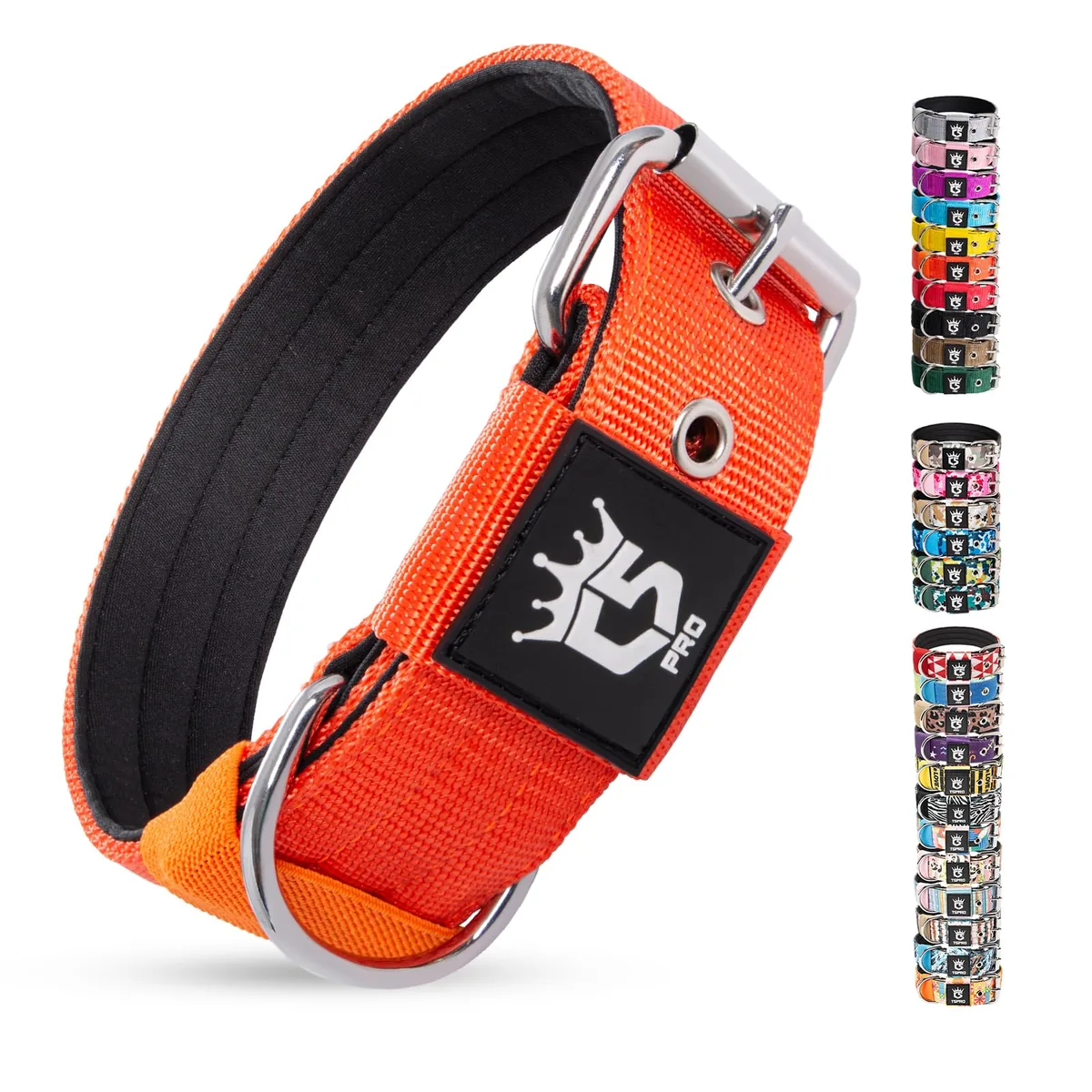 TSPRO Collar táctico acolchado de 3,8 cm con hebilla metálica — imagen 7