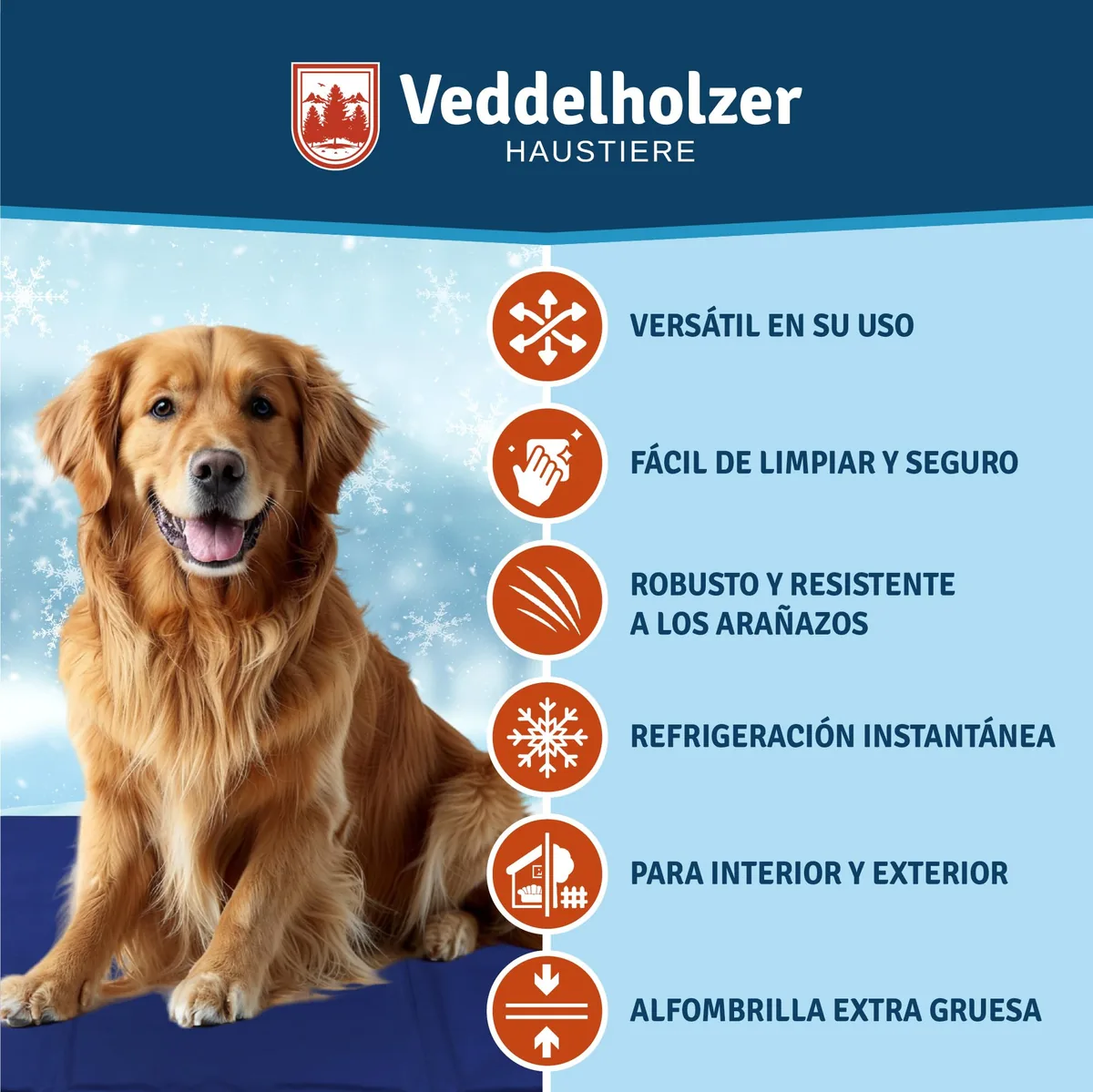 Veddelholzer Alfombrilla refrigerante extra gruesa (L) — imagen 2