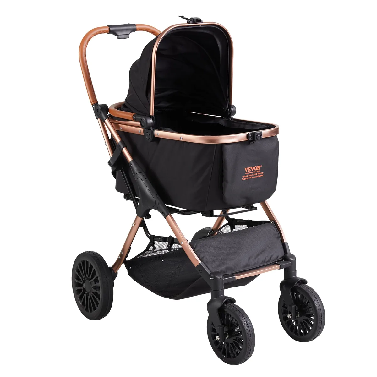 VEVOR Cochecito con capazo desmontable hasta 30 kg — imagen 4