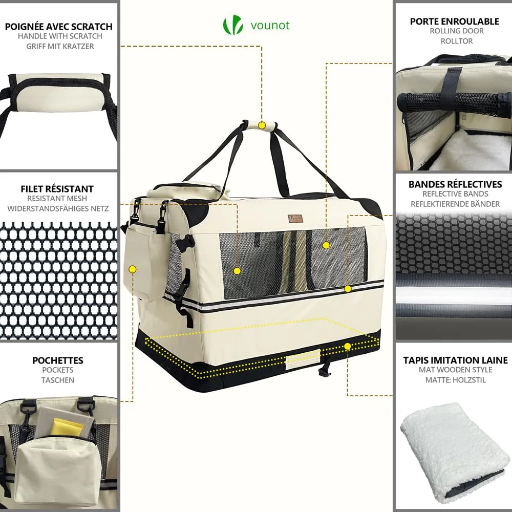VOUNOT Transportín plegable talla S — imagen 5