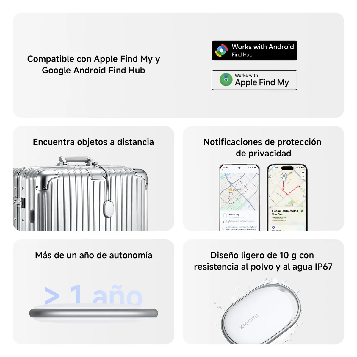Xiaomi Smart Tag Etiqueta localizadora (Android e iPhone) — imagen 2